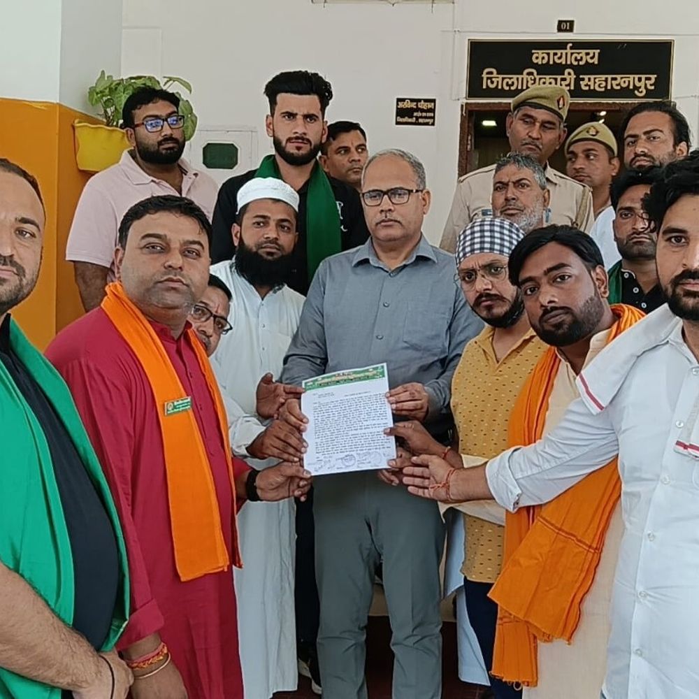 भारतीय किसान यूनियन चढ़ूनी ने ट्रेड डील का विरोध किया:सहारनपुर में किसानों ने सरकार से कृषि को बाहर रखने की मांग की