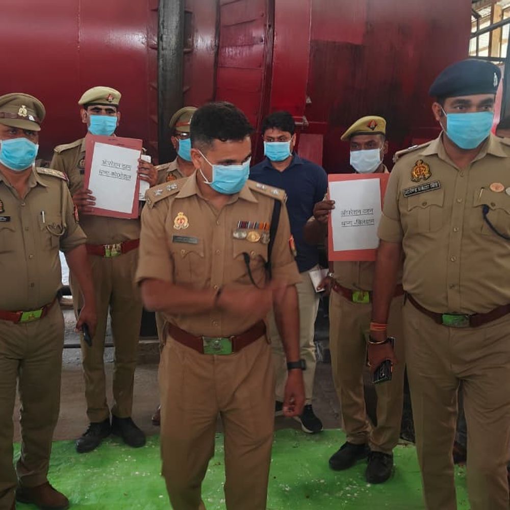 हरदोई पुलिस ने 6.27 करोड़ का अवैध डोडा नष्ट किया:ऑपरेशन दहन के तहत 4183 किलो मादक पदार्थ का विनिष्टीकरण