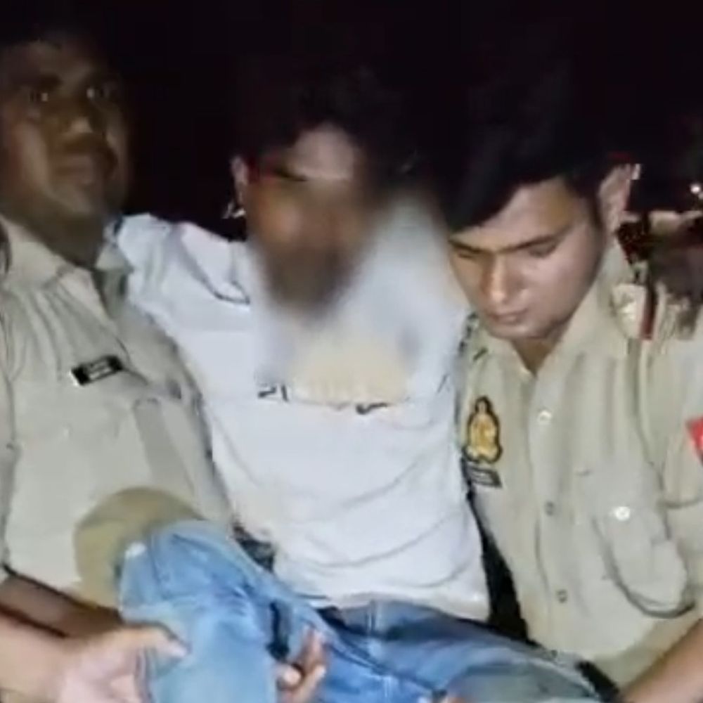 फतेहपुर में 25 हजार के इनामी हिस्ट्रीशीटर का हाफ एनकाउंटर:मुठभेड़ में आरोपी के पैर में गोली लगी, 17 से अधिक मुकदमे दर्ज