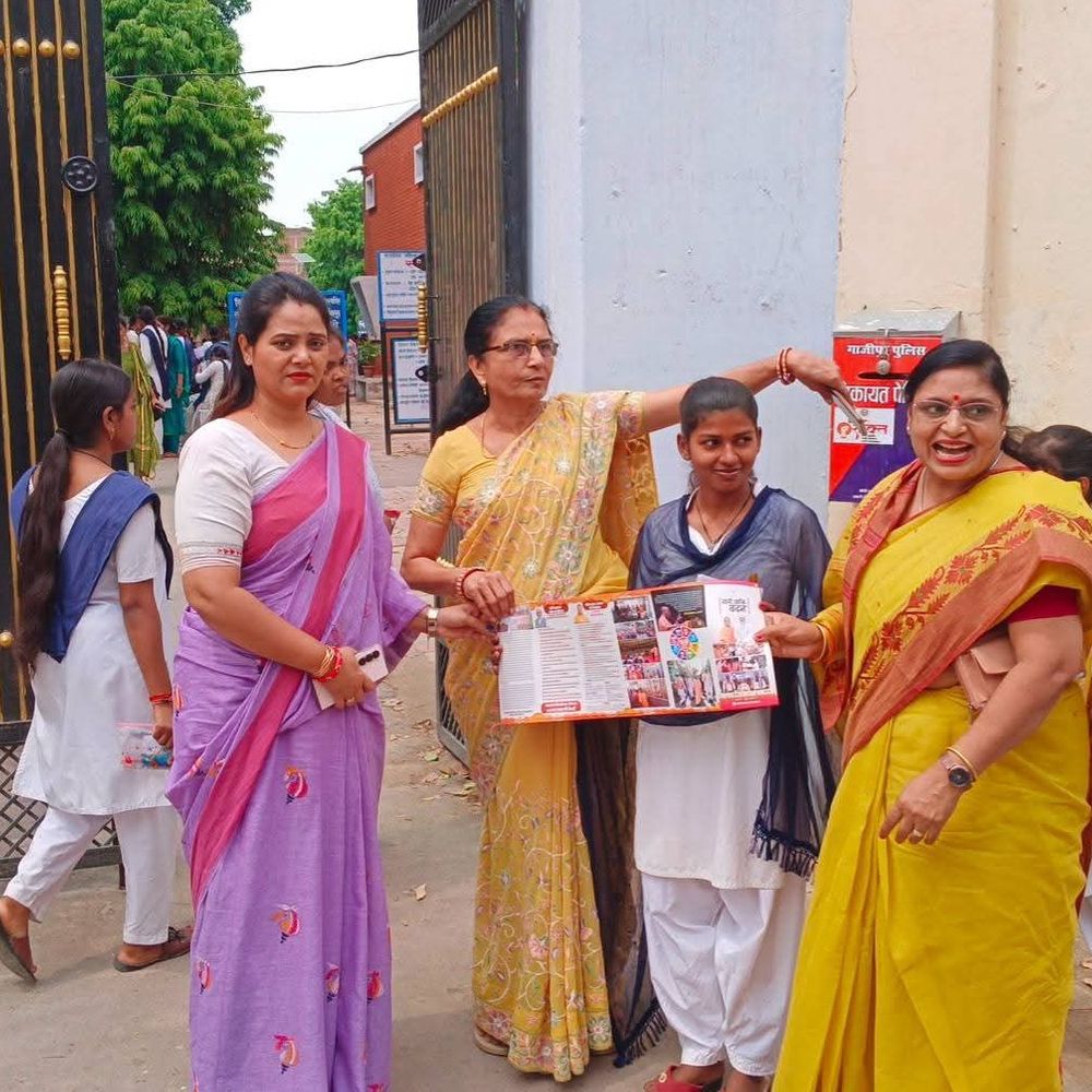 सपना सिंह ने महिला पीजी कॉलेज में छात्राओं से संवाद:नारी शक्ति वंदन अधिनियम पर विपक्ष को घेरा, लागू न होने देने का आरोप लगाया