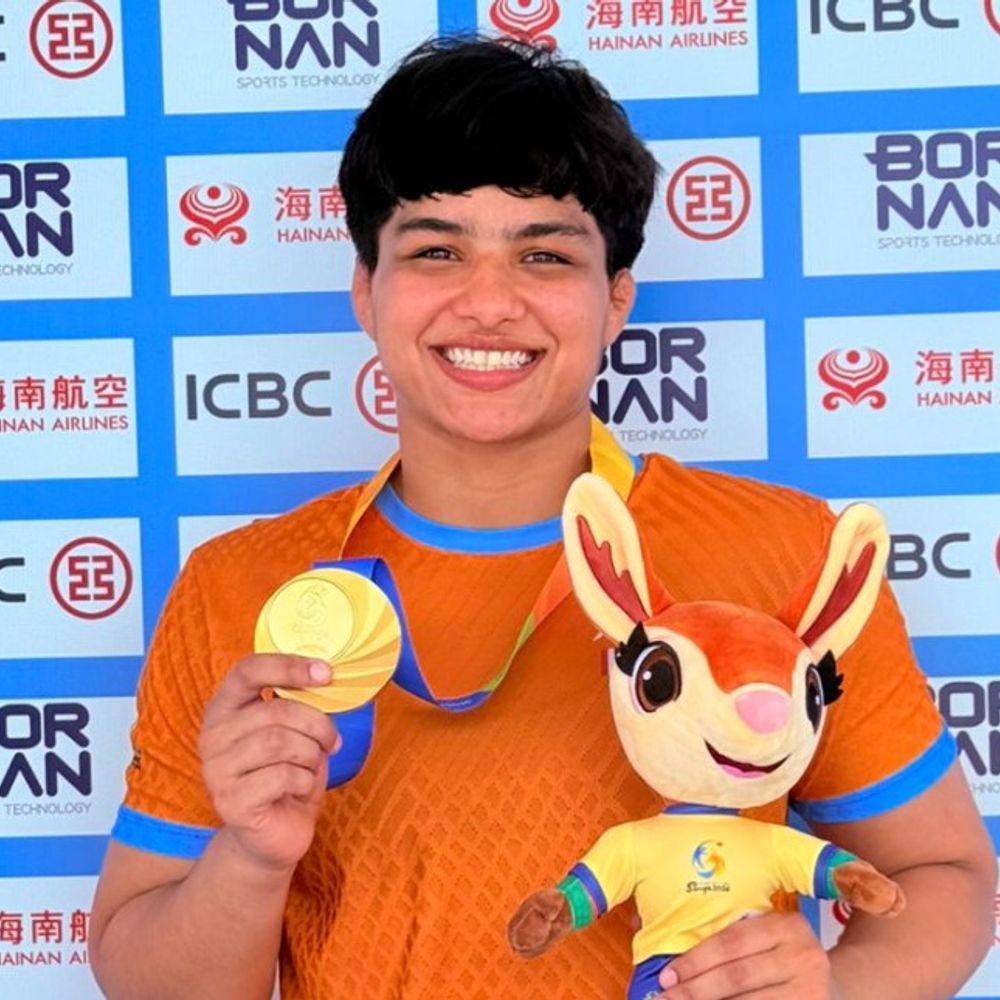 जींद की प्रिया मलिक को एशियाई बीच गेम्स में गोल्ड:  चीन में आयोजित प्रतियोगिता, 70 किग्रा में मंगोलियाई पहलवान को 3-2 हराया – Julana News