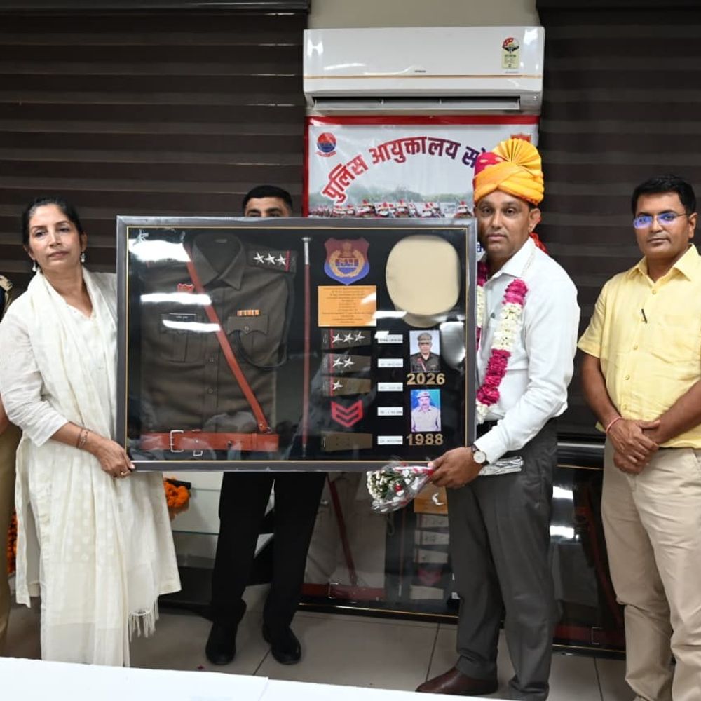 सोनीपत में 11 पुलिसकर्मी हुए सेवानिवृत्त:  पुलिस कमिश्नर ममता सिंह ने दी विदाई; उपहार भेंट किए, कार्य की सराहना की – Gohana News