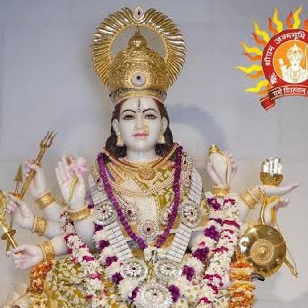 29 मई को मां दुर्गा मंदिर पर फहरेगी धर्म ध्वजा:साध्वी ऋतंभरा और दुर्गा वाहिनी की महिला पदाधिकारी ध्वजा फहराएंगी, ट्रस्ट तैयारियों में जुटा