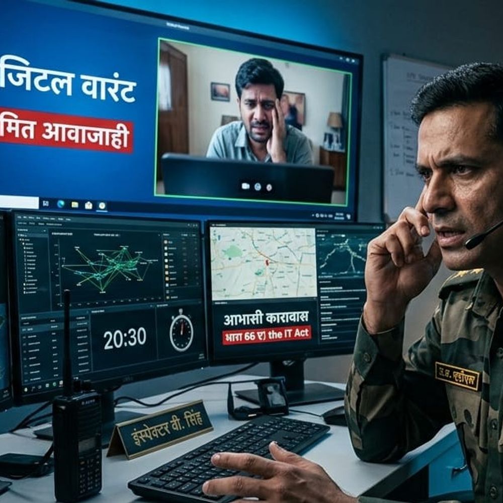 फार्मासिस्ट को 9 दिन डिजिटल अरेस्ट कर 7.20 लाख ठगे:मुम्बई क्राइम ब्रांच में मुकदमा दर्ज होने का डर दिखाया, लखनऊ में FIR