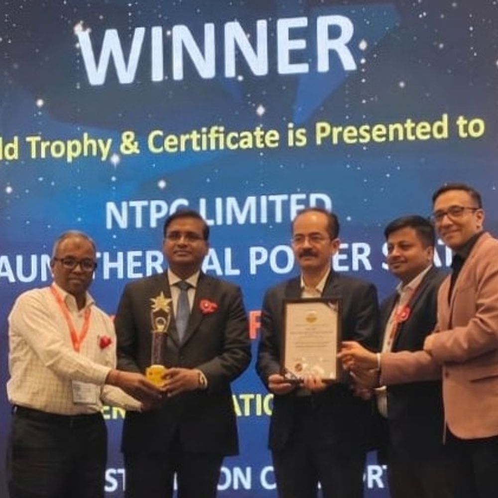 एनटीपीसी बरौनी को मिला सेफ्टी कल्चर में गोल्ड अवॉर्ड:NSCI के महानिदेशक ने मुंबई में किया सम्मानित, सुरक्षा को सर्वोच्च प्राथमिकता