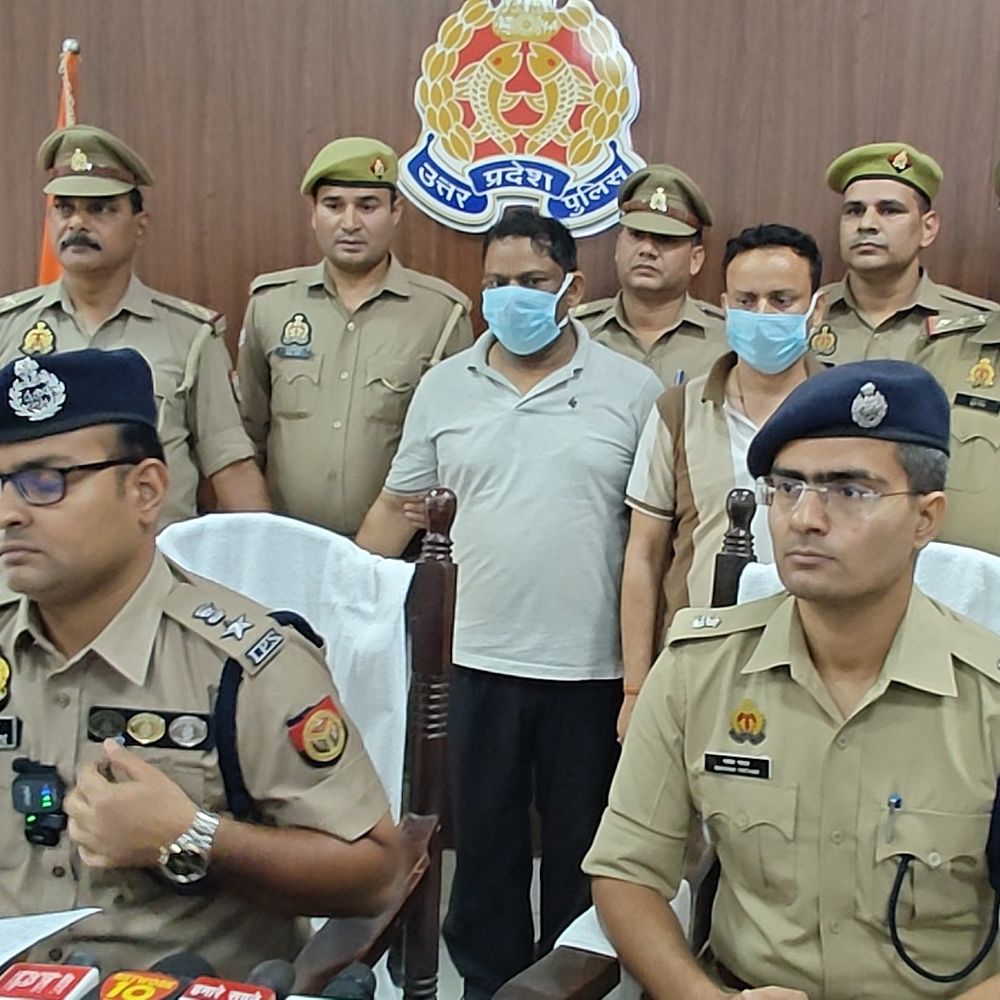 सहारनपुर पुलिस ने डबल मर्डर का किया भंडाफोड़:मथुरा में प्लांट बना डबल मर्डर का कारण, भाजपा नेता और राखी ने गोली मारकर की थी विक्रांत की हत्या