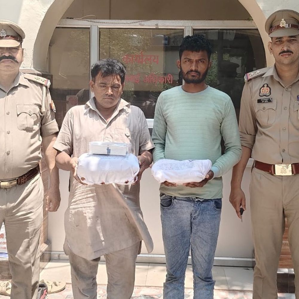 बरेली में 75 लाख की अफीम-हेरोइन बरामद, दो तस्कर गिरफ्तार:किला पुलिस और एएनटीएफ टीम ने की संयुक्त कार्रवाई