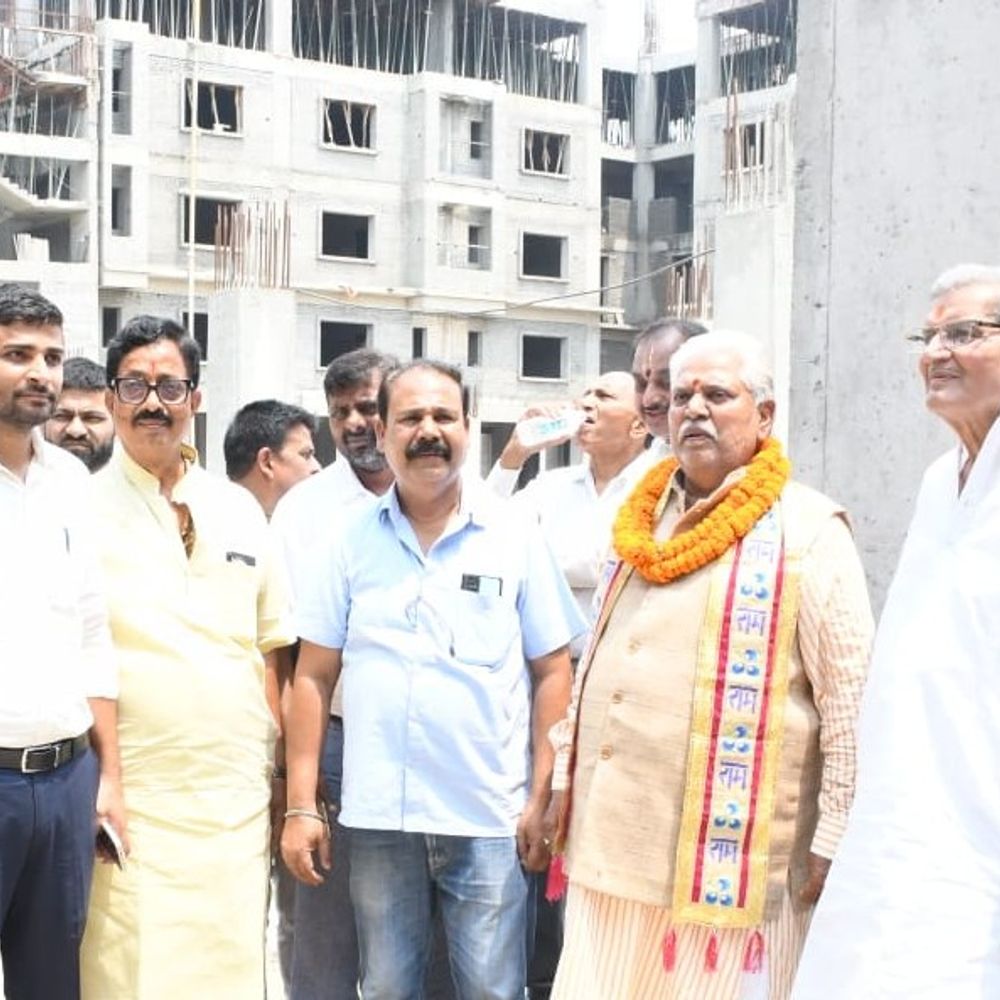 विधानसभा अध्यक्ष गयाजी धर्मशाला पहुंचे:12 हजार करोड़ की लागत से हो रहा निर्माण, 1080 श्रद्धालुओं के ठहरने की व्यवस्था होगी