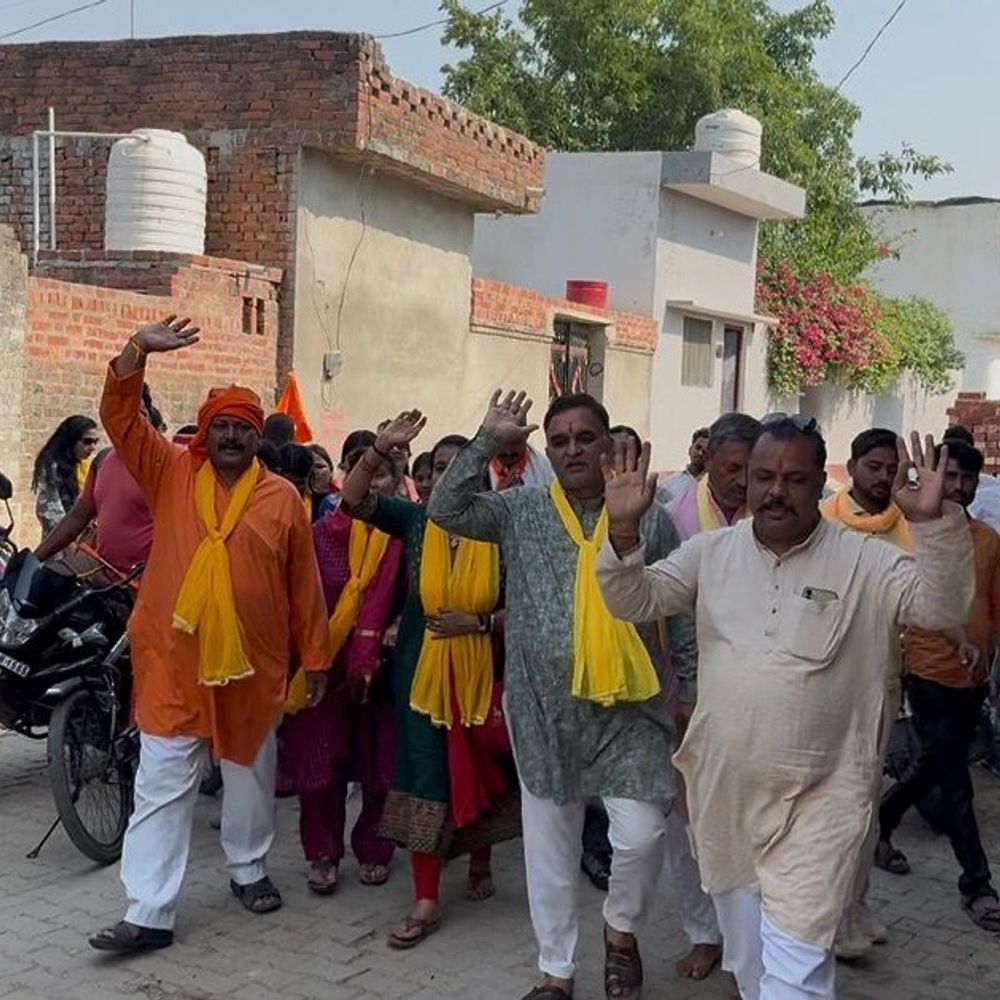 संभल में मासिक 24 कोसीय परिक्रमा आयोजित:हजारों श्रद्धालुओं ने 68 तीर्थों और 19 कूपों की परिक्रमा की संभलेश्वर