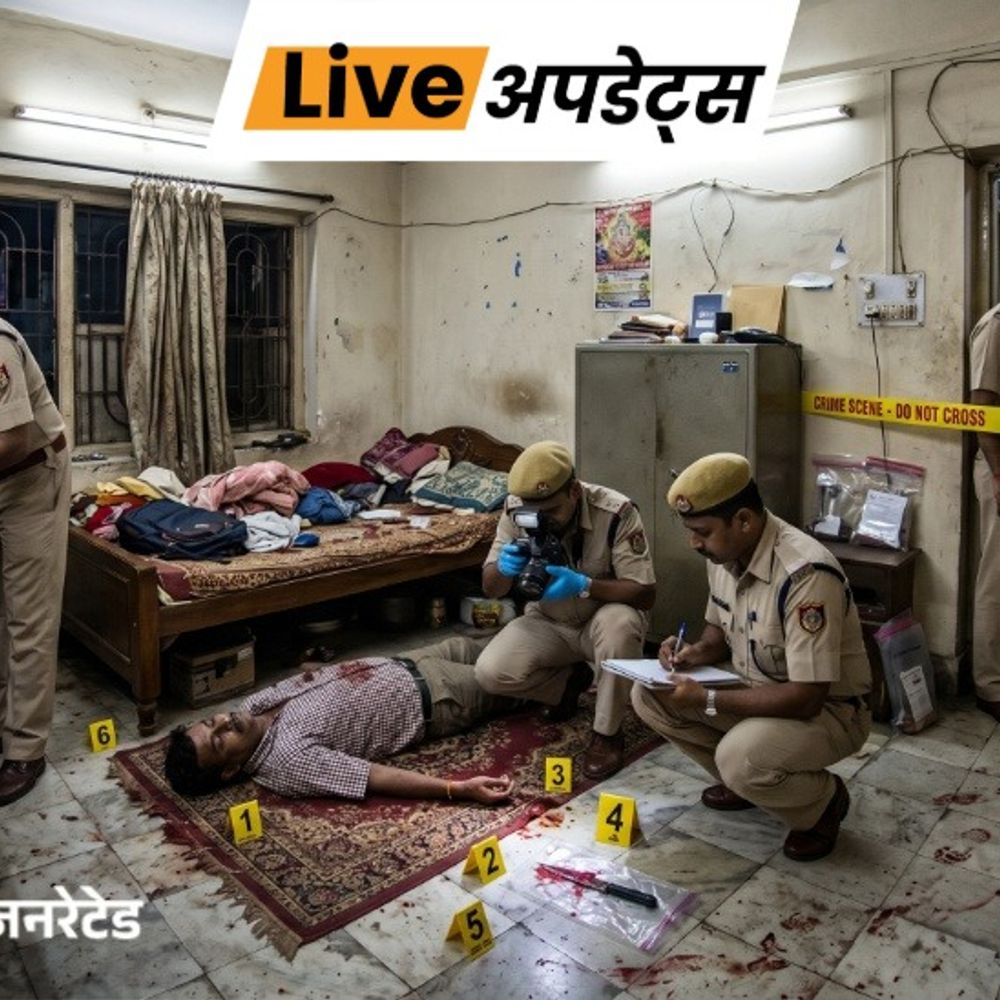 भास्कर अपडेट्स:दिल्ली में पत्नी समेत 4 बच्चों की हत्या के बाद पति ने सुसाइड की कोशिश की