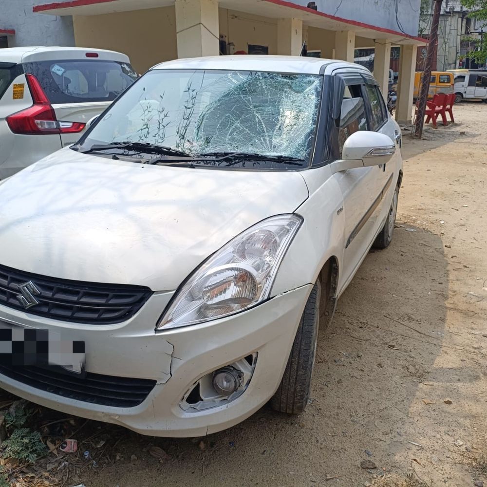 तेज रफ्तार कार की टक्कर से अधेड़ की मौत:बस्ती में होटल से खाना खाकर लौटते समय हादसा, चालक फरार