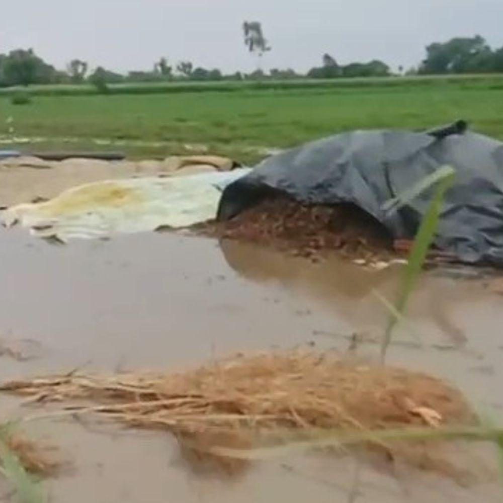 फर्रुखाबाद में जोरदार बारिश से जलभराव:शहर की सड़कों पर भी भरा पानी, रात से ही कई इलाकों की बिजली गुल