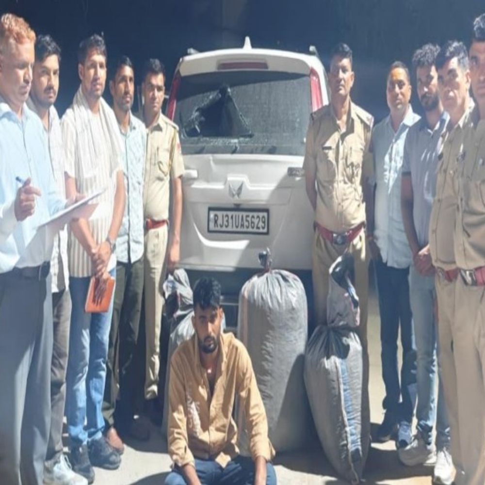 स्कॉर्पियो में ले जा रहे थे डोडा-चूरा, तस्कर गिरफ्तार:  झालावाड़ से मारवाड़ में होनी थी सप्लाई; टोंक में ANTF ने पकड़ा – Tonk News