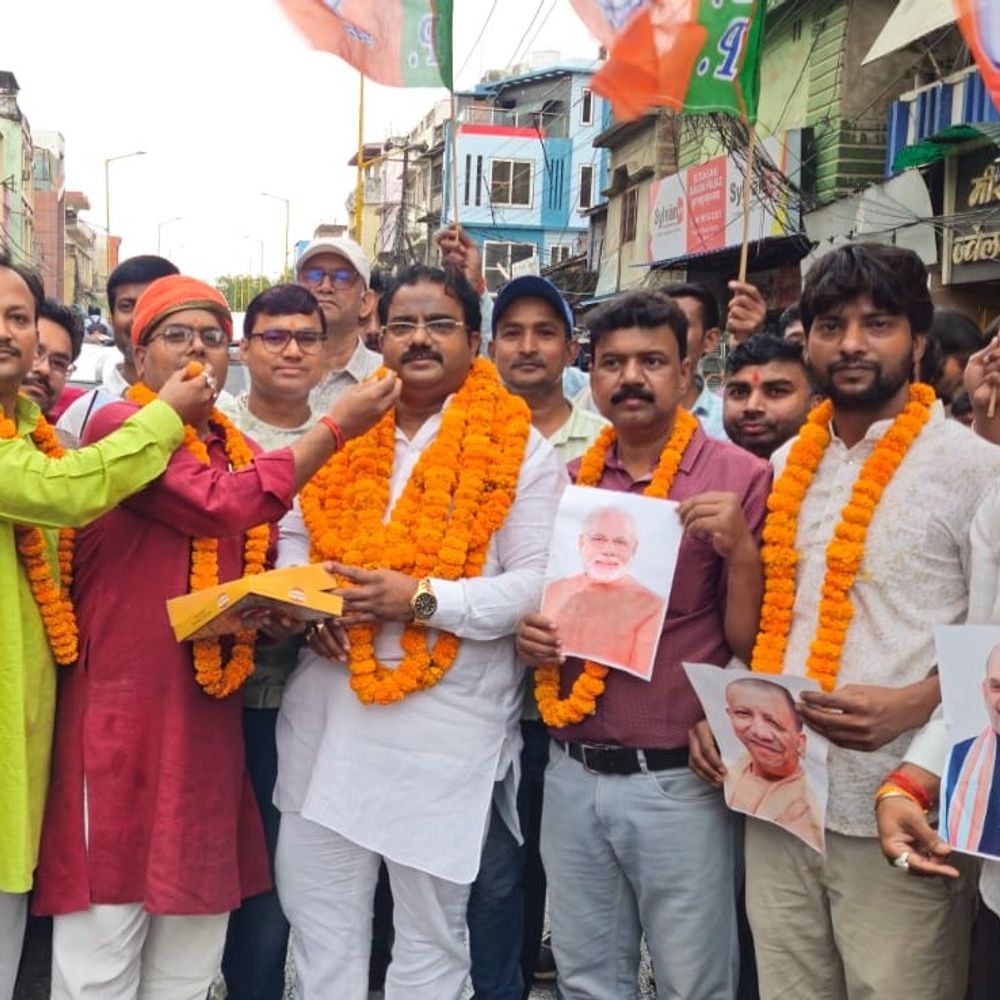 सोनार समाज ने भाजपा नेता नीरज वर्मा का स्वागत किया:पश्चिम बंगाल में संगठनात्मक जिम्मेदारी पर खुशी जताई