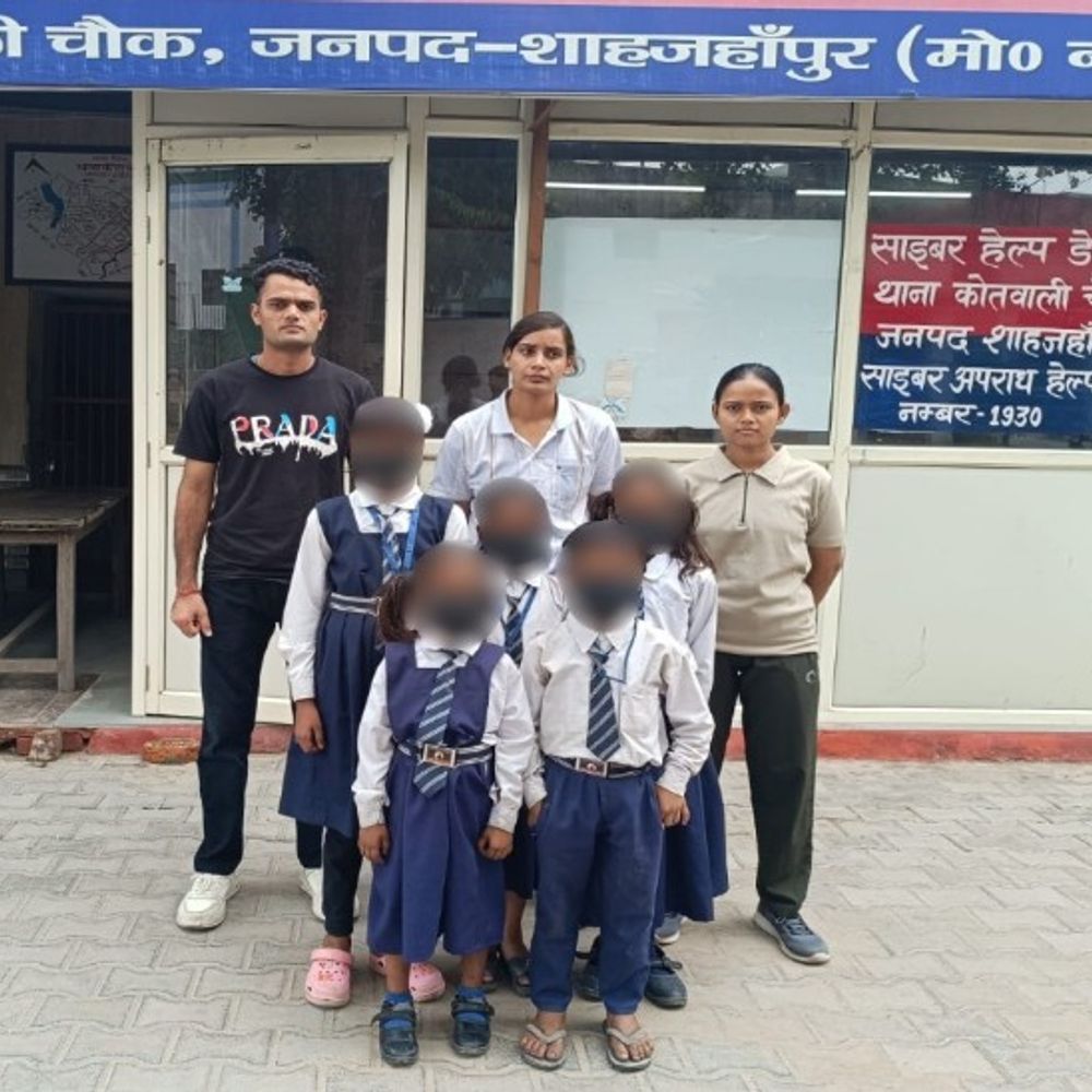 शाहजहांपुर में स्कूल जाते समय पांच बच्चे लापता:पार्क में खेलते हुए मिले, पुलिस ने दो घंटे में बरामद किया