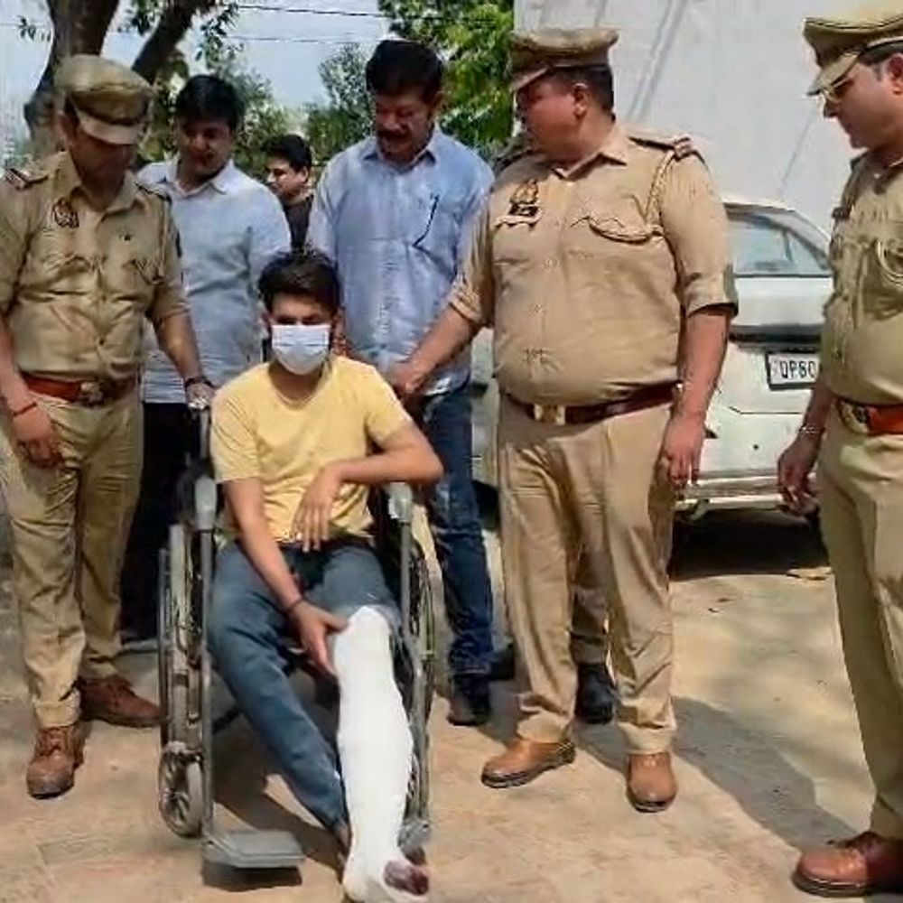 20 हजार का इनामी बदमाश मुठभेड़ में गिरफ्तार:एसपी देहात ने किया खुलासा, डकैत गैंग का सक्रिय सदस्य