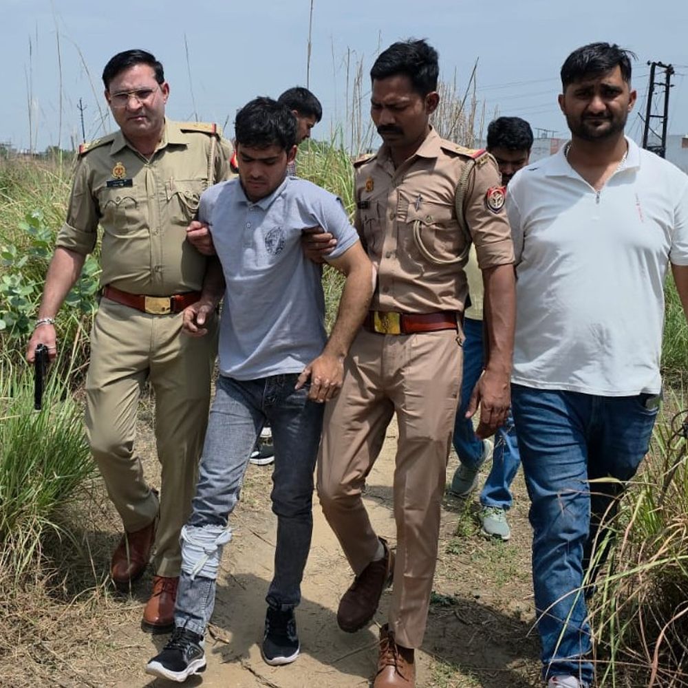 मुज़फ्फरनगर में पुलिस-बदमाशों की मुठभेड़:एक बदमाश घायल, दूसरा फरार; पंजाब में वांछित निकला आरोपी