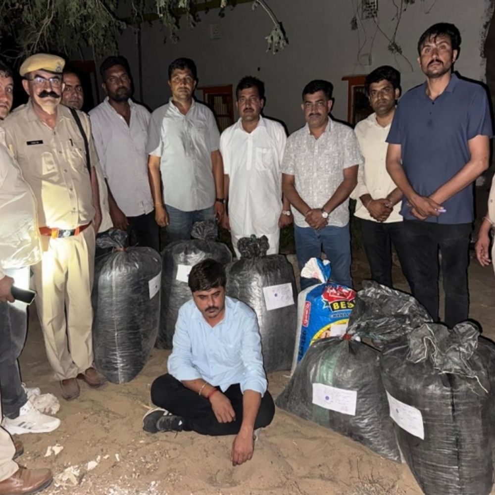 खेत में मिर्ची के पौधो में छिपाए 103KG डोडा-पोस्त जब्त:  एक आरोपी गिरफ्तार; ANTF और धोरीमन्ना पुलिस ने की कार्रवाई – Barmer News