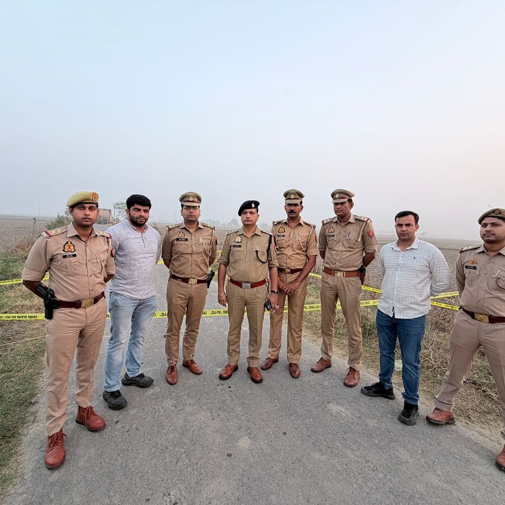 पैरोल पर आए बदमाश ने छीने कुंडल:हरियाणा के बदमाशों ने दिया था मथुरा में वारदात को अंजाम, पुलिस मुठभेड़ में गिरफ्तार