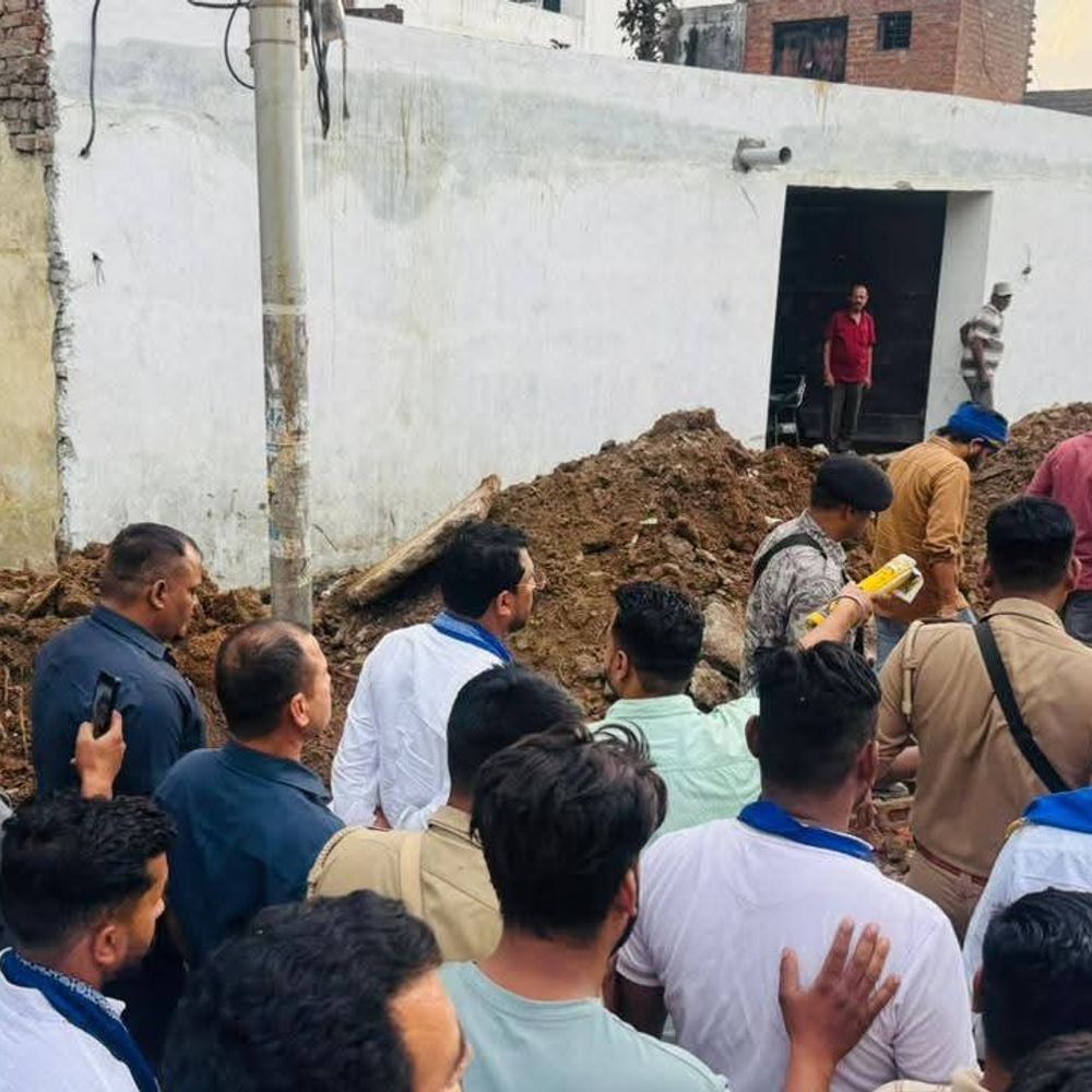 सहारनपुर में बुलडोजर कार्रवाई पर भड़के चंद्रशेखर आजाद:7 मई को डीएम कार्यालय घेराव का ऐलान, दलित बस्तियों को निशाना बनाने का आरोप