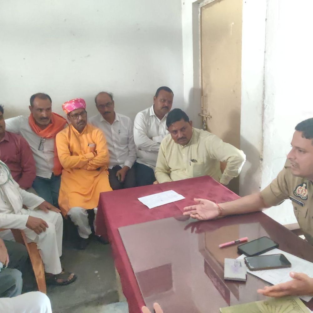 सुल्तानपुर में महाराणा प्रताप की प्रतिमा हटाई गई:प्रशासन ने बिना अनुमति स्थापना का किया दावा, संगठन को मंजूरी का इंतजार