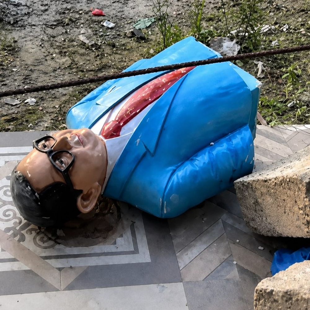 रेवाड़ी में भीमराव अंबेडकर प्रतिमा तोड़ी:  आरोपी को किया गिरफ्तार, भीम आर्मी ने की एनएसए लगाने की मांग – Rewari News