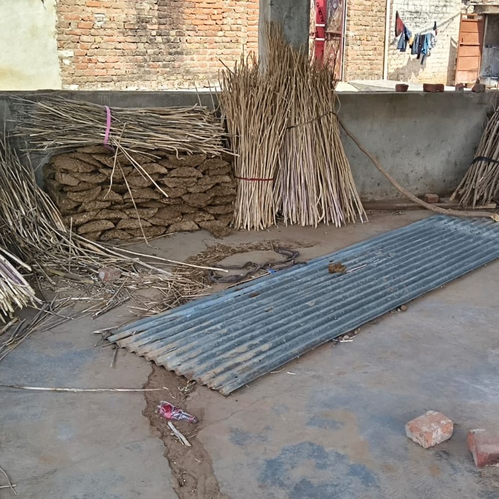 सेग्रीगेशन शेड पर दबंगों का कब्जा:  मुरैना में गांव के कचरा प्रबंधन के लिए तीन लाख की लागत से बना, वहां रखे कंडे – Morena News