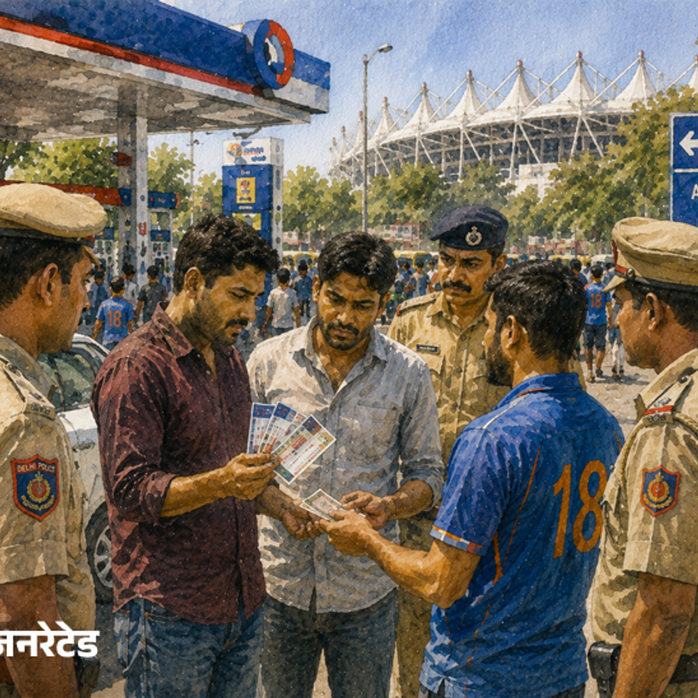 IPL टिकट ब्लैक करने वाला गिरोह पकड़ाया:  फ्लाइड से सभी वेन्यू पर टिकट बेचने जाते थे 3 आरोपी; ₹20 हजार में बिक रहे थे फ्री पास