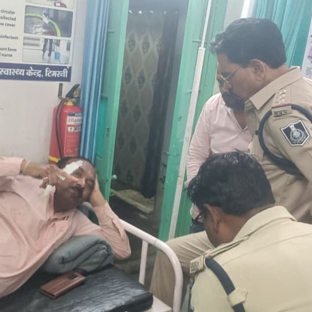 हरदा में भाजपा के पूर्व जिलाध्यक्ष और बेटे पर हमला:वेयरहाउस पर ट्रॉली विवाद में लाठियां चलीं, 7 लोग घायल