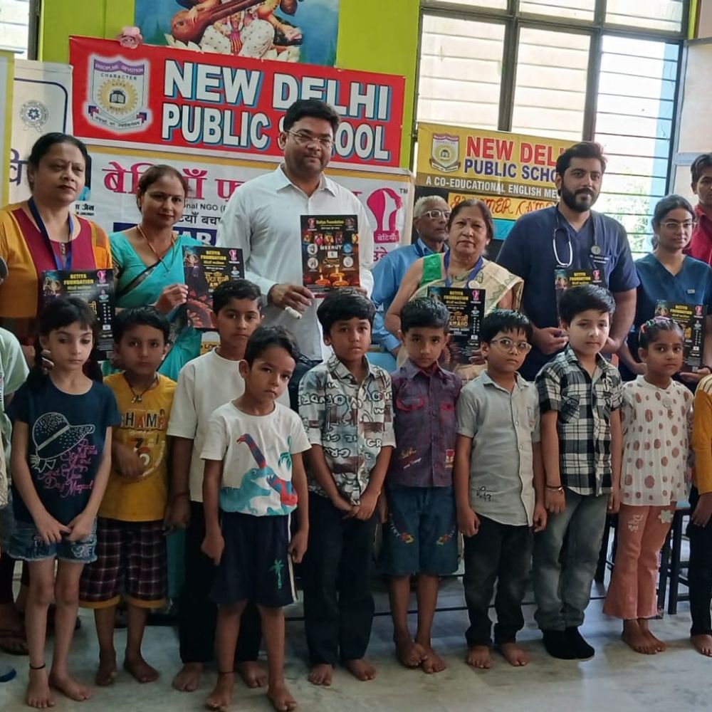 बेटियां फाउंडेशन ने स्कूल में लगाया स्वास्थ्य परीक्षण शिविर:न्यू दिल्ली पब्लिक स्कूल में विशेषज्ञ डॉक्टरों ने स्कूली बच्चों को दिया ज़रूरी परामर्श