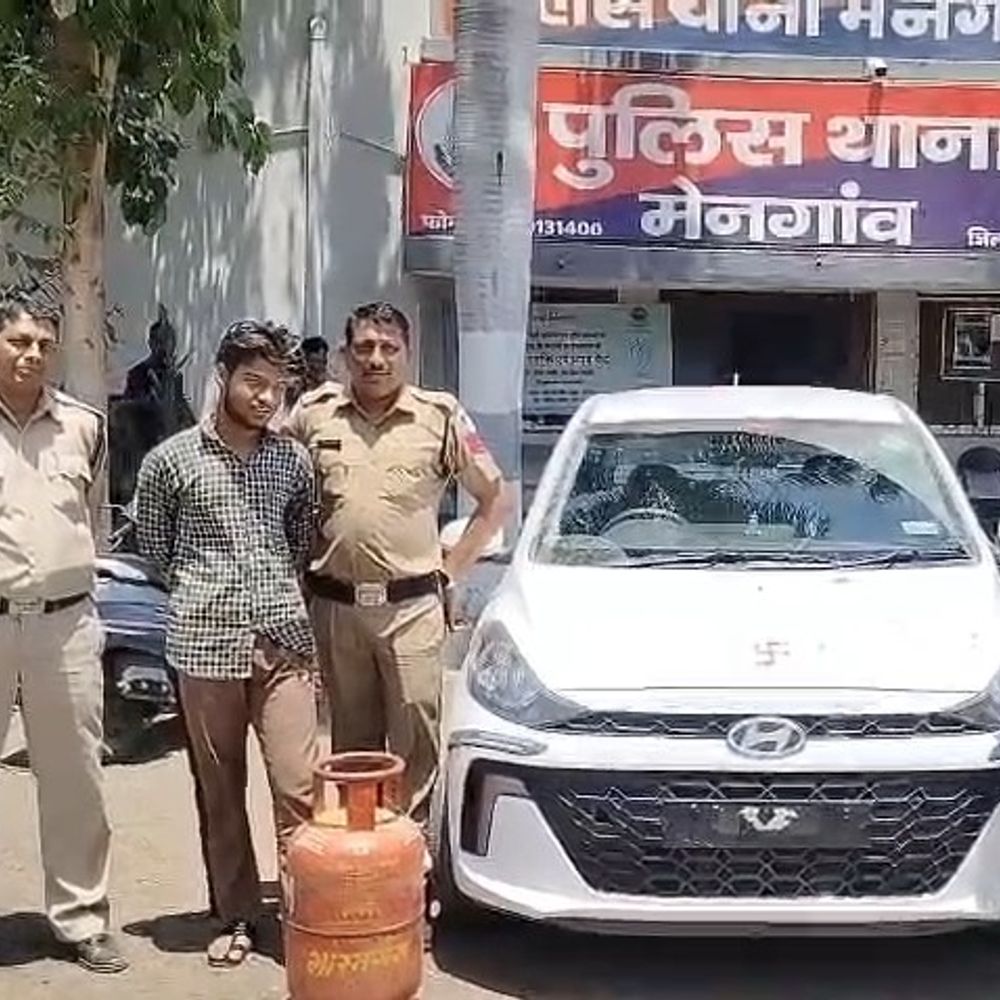 खरगोन में गैस टंकी चुराकर कार से इंदौर ले गए:  5 हजार की चोरी में 8 लाख की कार जब्त, नाबालिग समेत 2 आरोपी गिरफ्तार – Khargone News