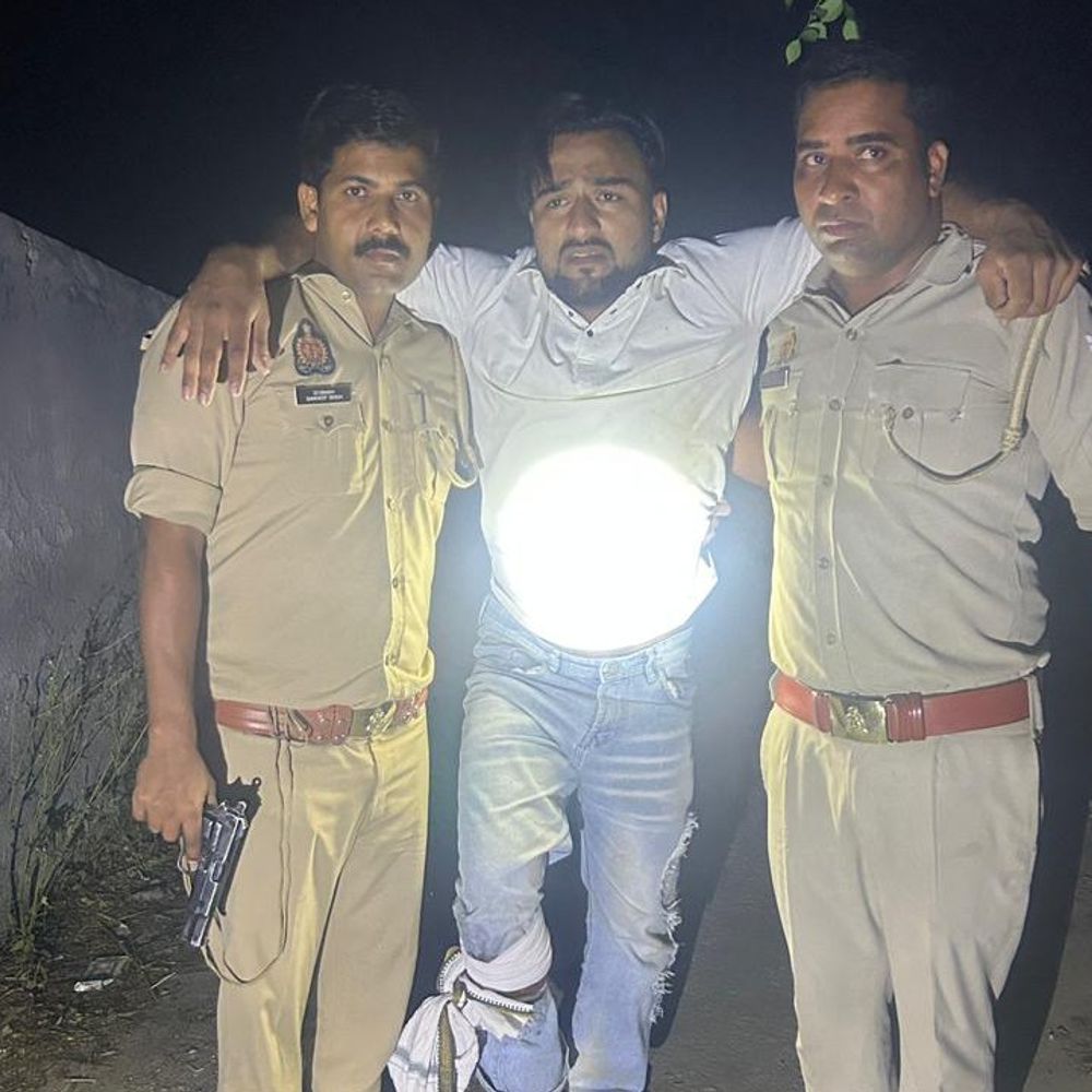 वलीमे की दावत में फायरिंग करने वाले बदमाशों से मुठभेड:मासूम समेत तीन को मारी थी गोली, 25 हजार के दो इनामी समेत तीन बदमाश गिरफ्तार