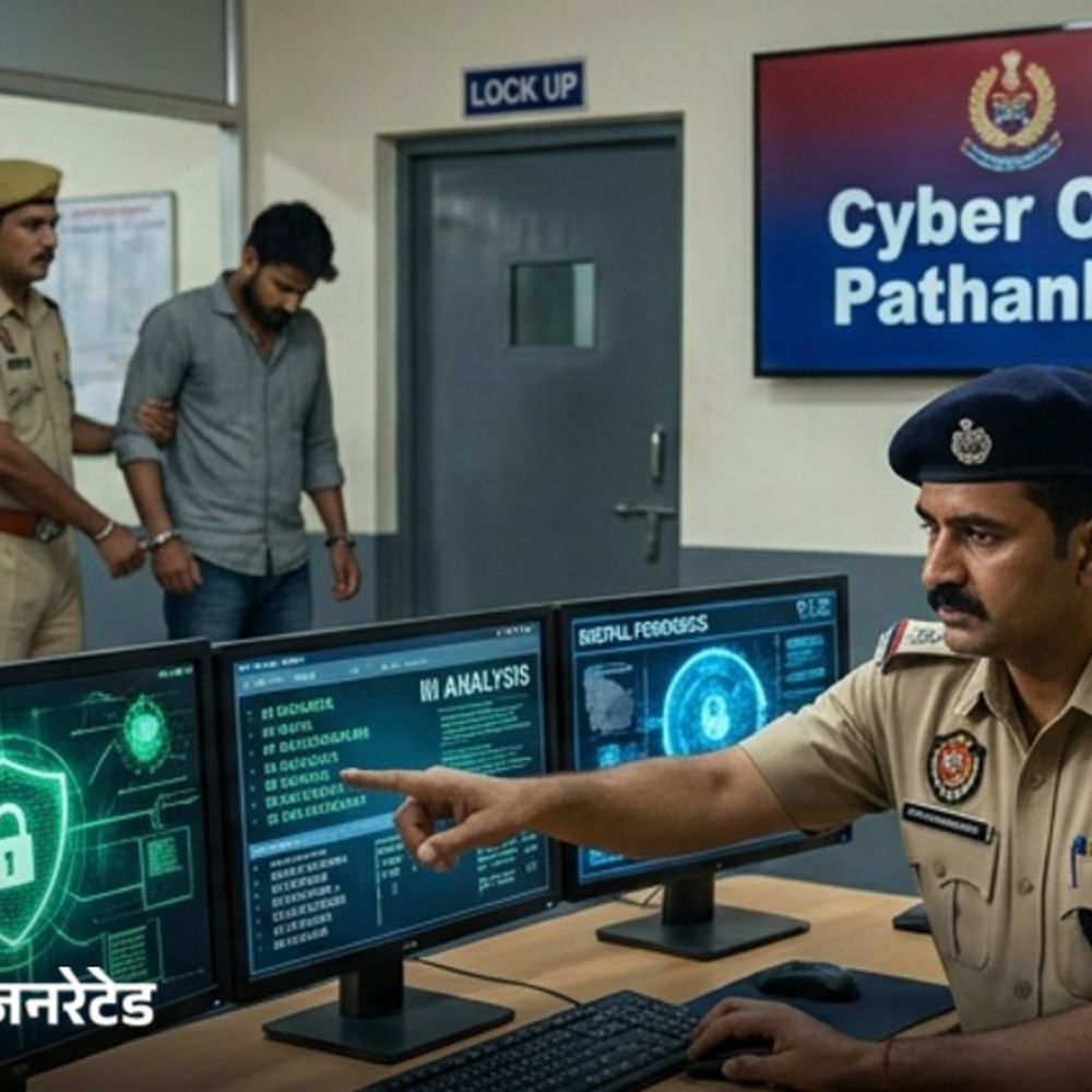पठानकोट में फेक इंस्टाग्राम आईडी से युवती को किया परेशान:  युवती को भेजता था गलत मैसेज, साइबर क्राइम थाना पुलिस ने मामला दर्ज कर आरोपी को किया काबू – Pathankot News