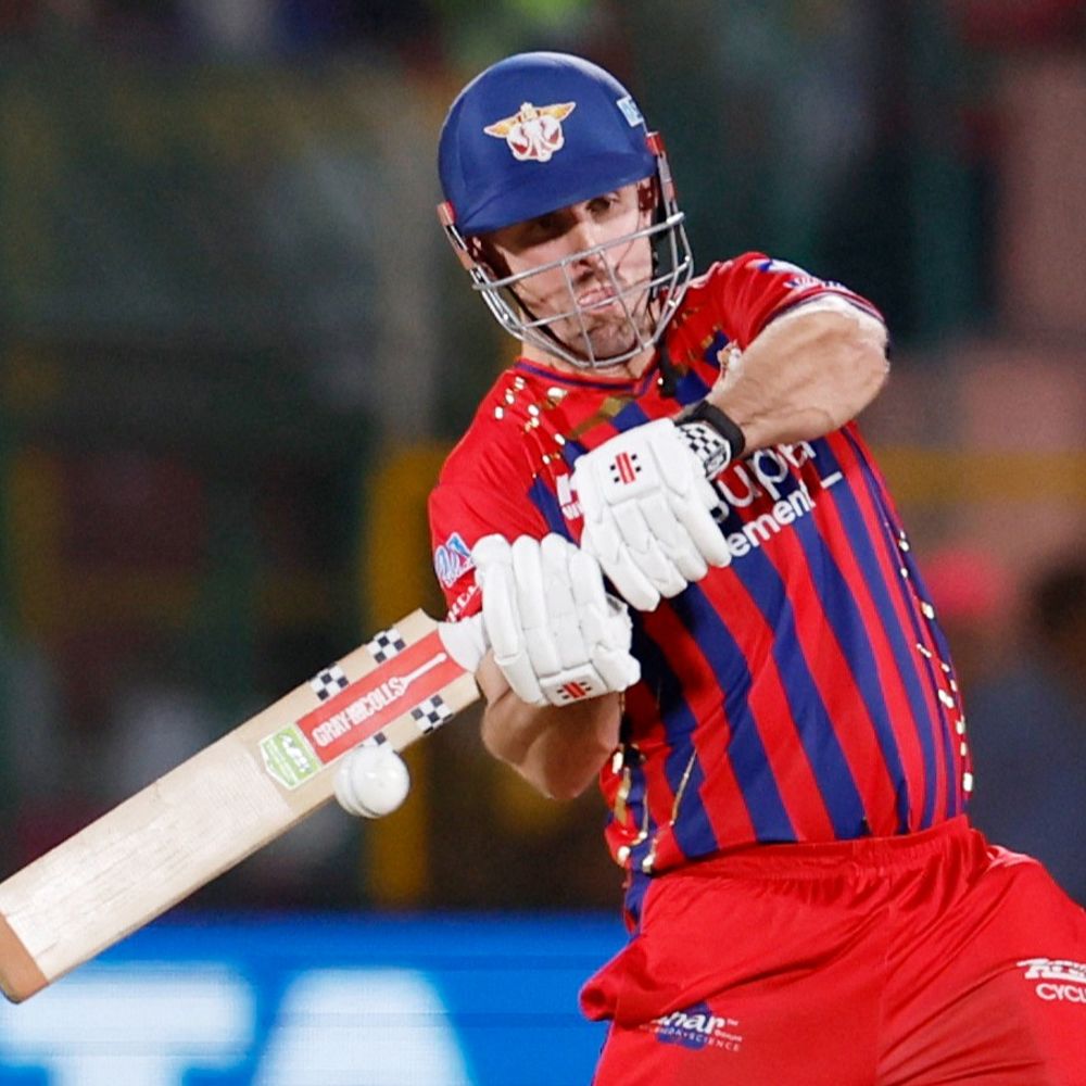 IPL- राजस्थान के खिलाफ लखनऊ का तीसरा विकेट गिरा:पंत 35 रन बनाकर आउट, यश पुंजा को दूसरा विकेट, मार्श नाबाद; स्कोर 215/2