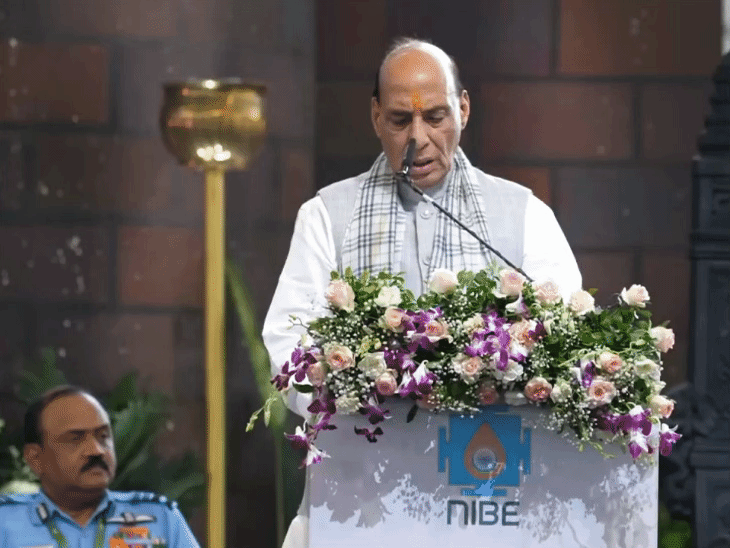 रक्षा उत्पादन में निजी कंपनियों की हिस्सेदारी 50% करेंगे:राजनाथ बोले- भारत 25-30 साल में सबसे बड़ा हथियार निर्यातक होगा, कोई ताकत हमें रोक नहीं सकती