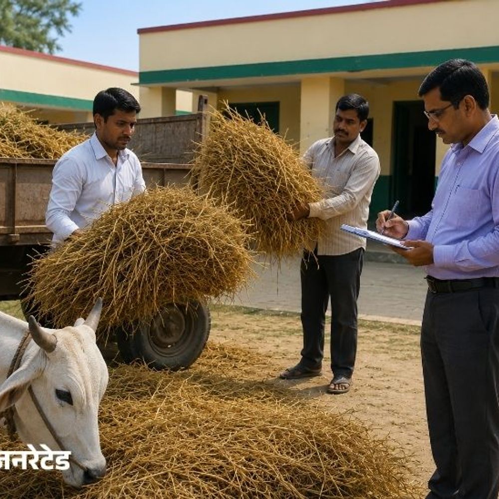 'भूसा दान करें टीचर, नहीं तो होगा एक्शन':बरेली में बेसिक शिक्षा विभाग का आदेश, शिक्षक बोले- कल से गोबर उठाने के लिए कहेंगे