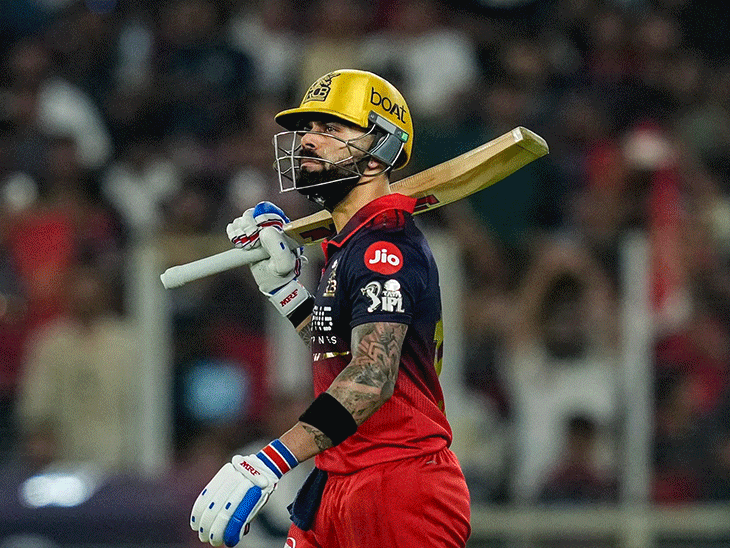 IPL फाइनल- बेंगलुरु का चौथा विकेट गिरा:राशिद ने रजत को आउट किया, स्कोर 91/4; गुजरात ने 156 रन का टारगेट दिया