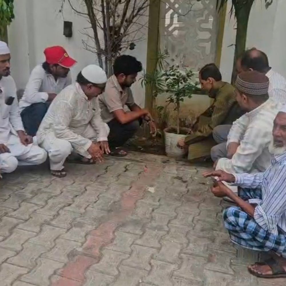 सम्भल में सपा कार्यकर्ताओं ने किया वृक्षारोपण:विश्व पर्यावरण दिवस पर हरियाली बढ़ाने का दिया संदेश