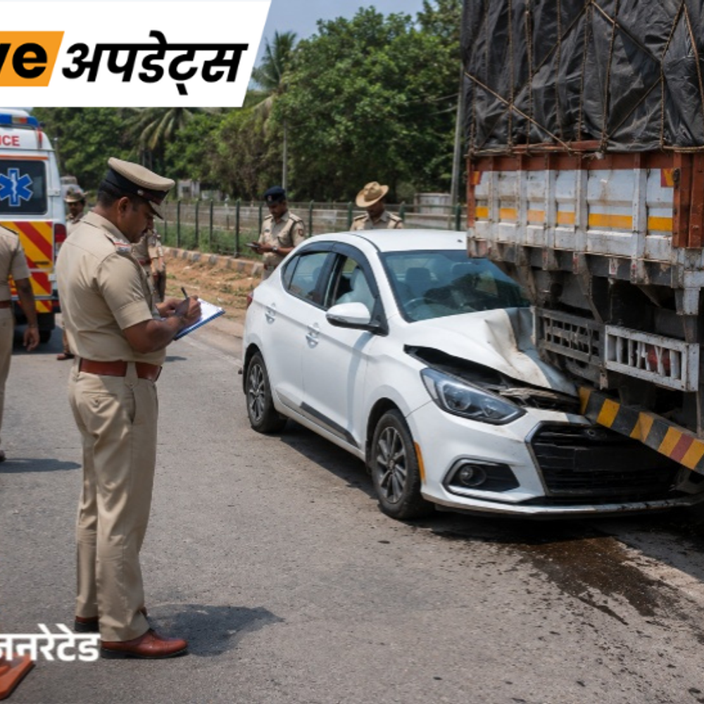 भास्कर अपडेट्स:केरलम में दो सड़क हादसों में 4 लोगों की मौत, मरने वालों में 3 लोग एक ही परिवार के