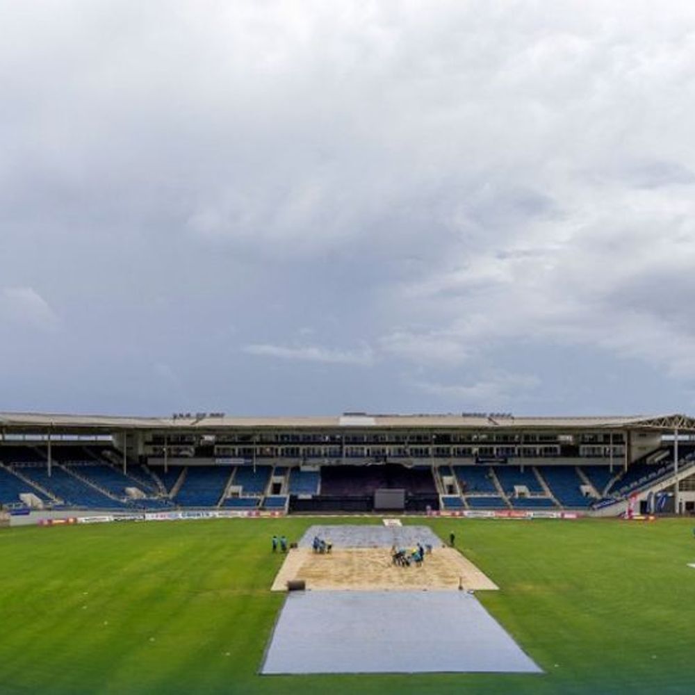 वेस्टइंडीज-श्रीलंका दूसरा वनडे बारिश के कारण रद्द:टॉस के बाद एक भी बॉल नहीं डली, सीरीज 1-1 की बराबरी पर आई