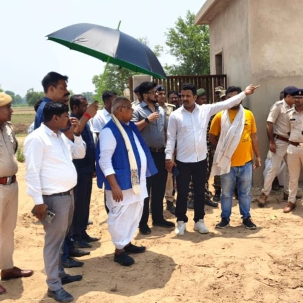 केंद्रीय मंत्री मांझी ने MSME सेंटर का निरीक्षण किया:टेक्नोलॉजी सेंटर के निर्माण कार्यों का जायजा लिया