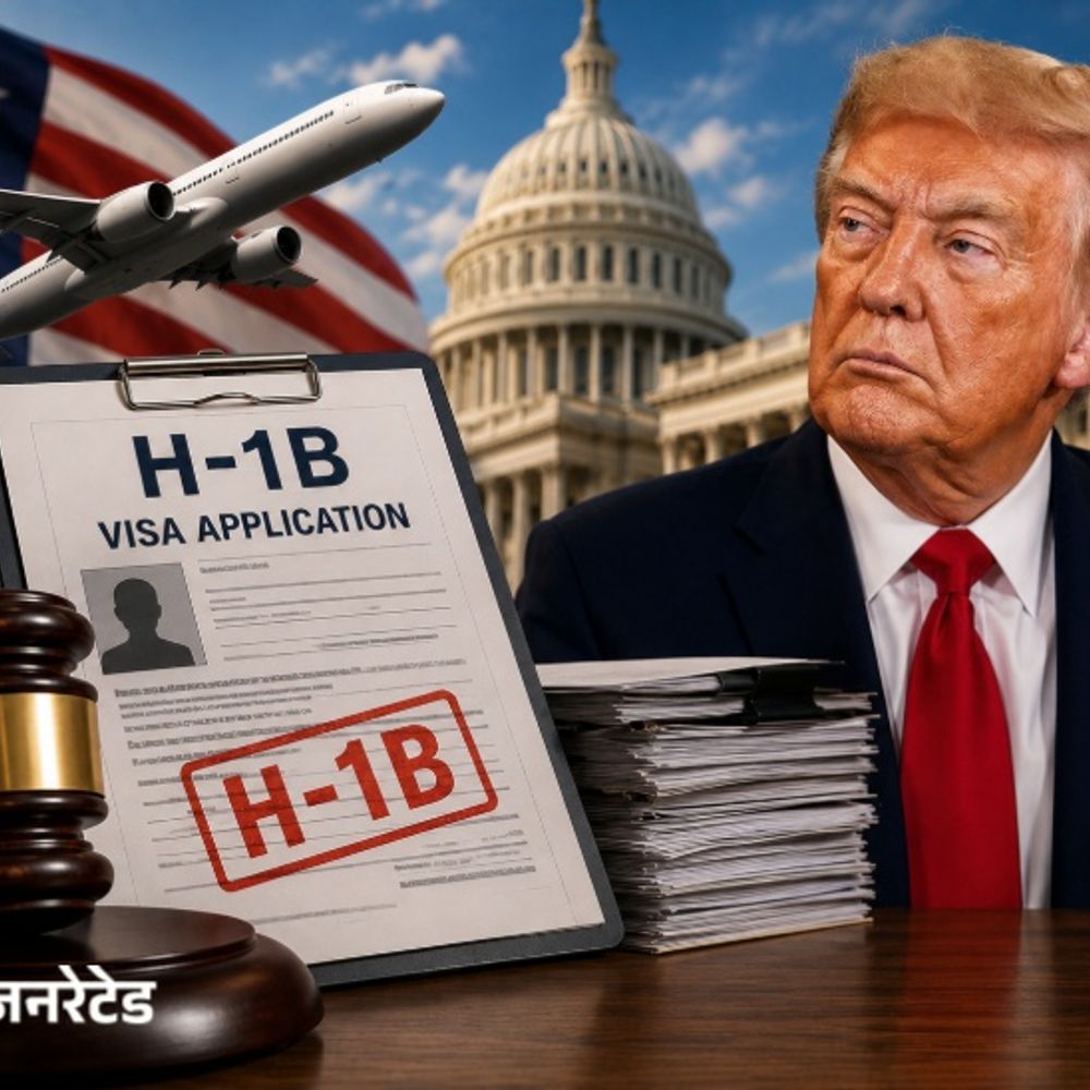 अमेरिकी कोर्ट ने H-1B वीजा पर $1 लाख फीस रोकी:कहा- राष्ट्रपति को टैक्स लगाने का अधिकार नहीं; फैसले से भारतीयों को सबसे ज्यादा राहत