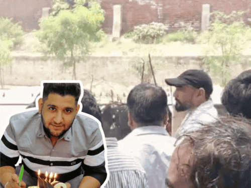 रोहतक में जिंदा जले शोरूम मालिक-दो वर्करों का अंतिम संस्कार:एक फैक्ट्री खोलने वाला था, दूसरे ने 20 साल नौकरी की, कंकाल बनकर निकले तीनों