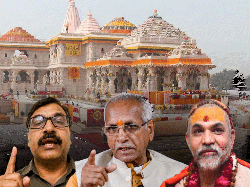 शंकराचार्य बोले- राम मंदिर में शुरू से चोरी हो रही:पूर्व कर्मचारी का दावा-CCTV डिलीट करवाए; विनय कटियार अयोध्या पहुंचे, बोले- जांच हो
