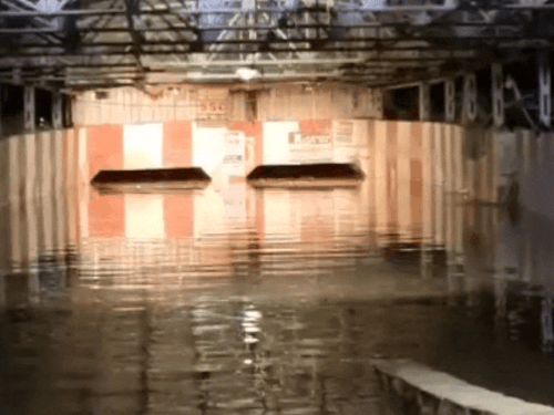 सीकर में डेढ़ घंटे तक मूसलाधार बारिश:राधाकिशनपुरा अंडरपास में 8 फीट पानी भरा, बस डिपो भी लबालब