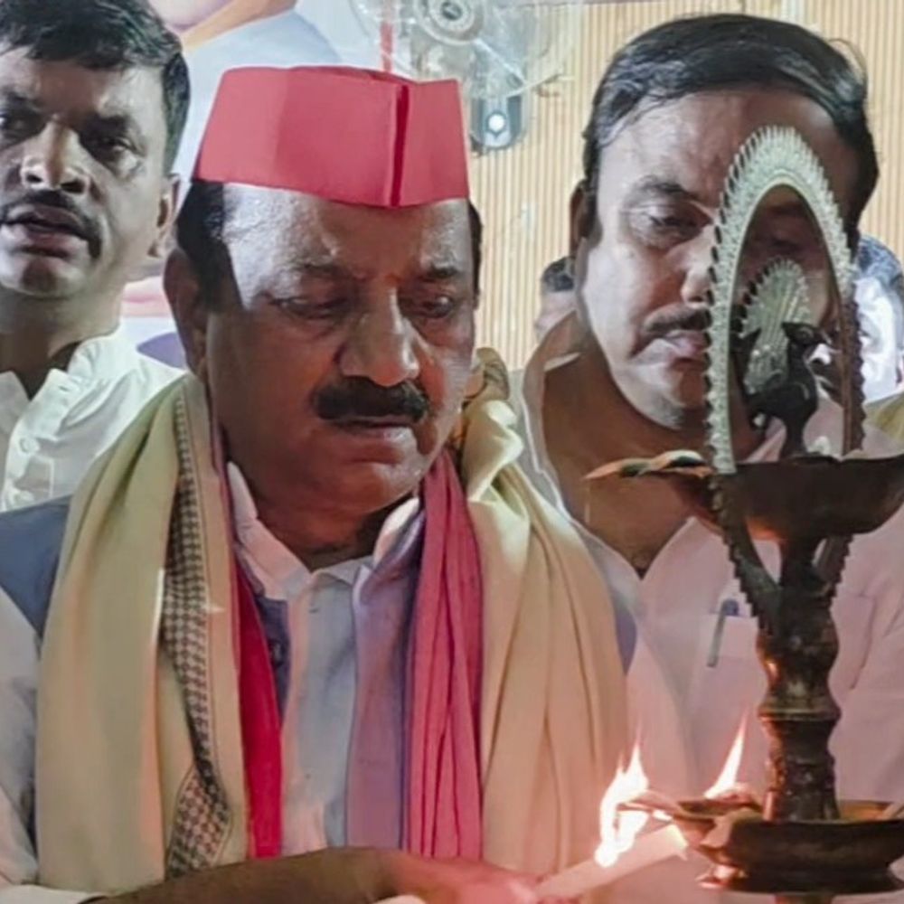 गोंडा पहुंचे सपा प्रदेश अध्यक्ष श्याम लाल पाल:बोले- अदिति यादव को बदनाम करने की साजिश, अनाप-शनाप आरोप लगाकर तोड़ना चाहते हैं मनोबल