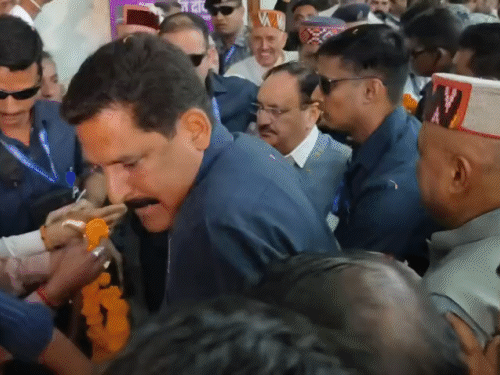 नड्डा ने गिनाईं मोदी सरकार की 12 साल की उपलब्धियां:बोले- एम्स और हाईवे से बदली हिमाचल की तस्वीर; योजनाओं से लोगों का जीवन बेहतर