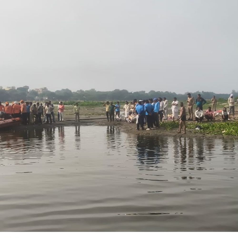 गोकुल बैराज पर यमुना में डूबा युवक:18 घंटे बाद भी नहीं मिला सुराग, बहन का अंतिम संस्कार करने आया खुद डूब गया