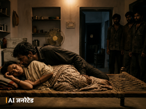 बरेली में चोर ने सो रही महिला को किया KISS:पति पर तमंचा ताना, बोले- माल कहां है; 2 साल की मासूम को चारपाई पर पटका