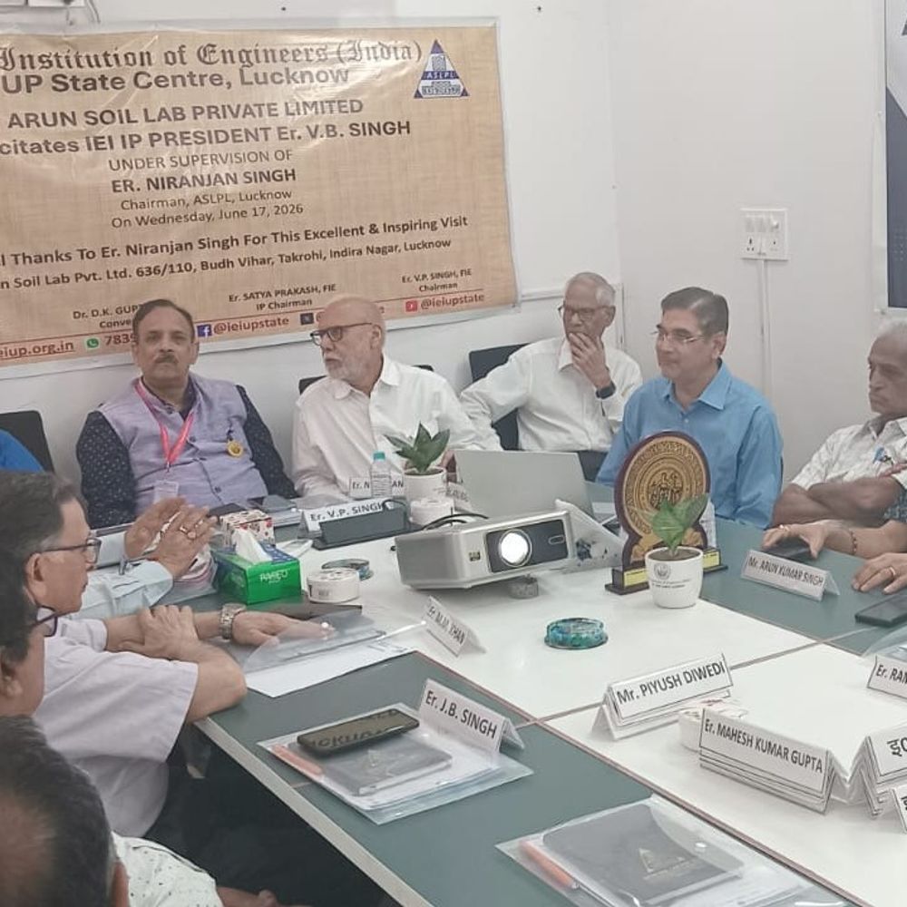 लखनऊ में तकनीकी ज्ञान बढ़ाने की पहल:इंस्टीट्यूशन ऑफ इंजीनियर्स ने भू-तकनीकी प्रक्रियाओं की जानकारी प्राप्त की